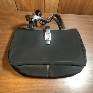 Lauren Ralph Lauren Black Shoulder Bag with Timeless Design